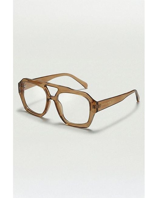 Fifth & Ninth Brown Fifth & Ninth Sutton Aviator Light Glasses