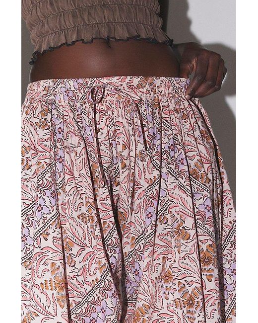 Out From Under Pink Jasmine Printed Balloon Pant