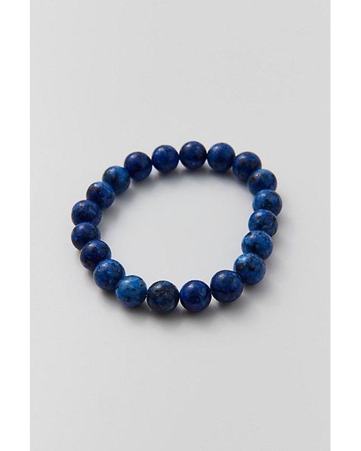 Urban Outfitters Blue Genuine Stone Beaded Bracelet for men