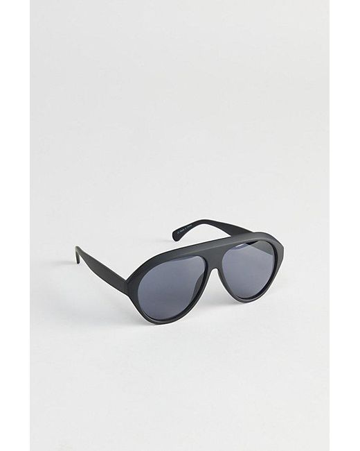 Urban Outfitters Blue Jacob Plastic Aviator Sunglasses for men