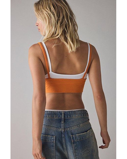 Out From Under Blue Bec Good Game Double Layer Bra Top