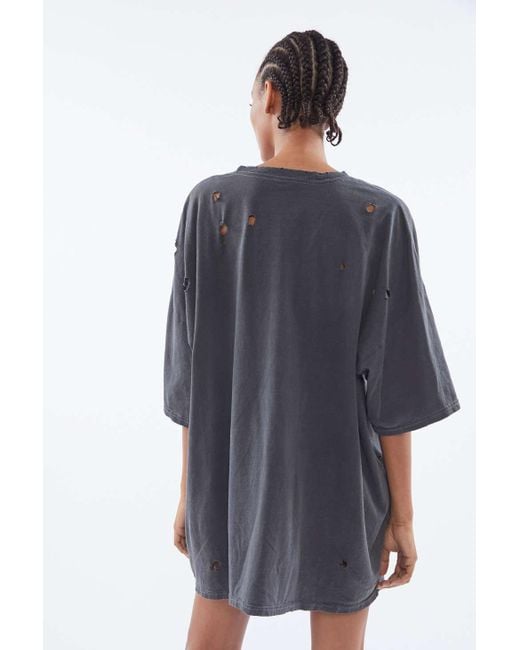 Oversized distressed t shirt cheap dress