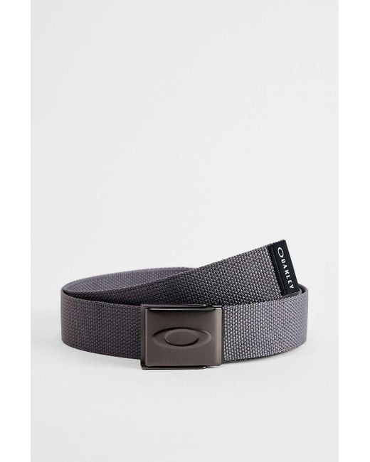 Oakley Gray Ellipse Web Belt for men