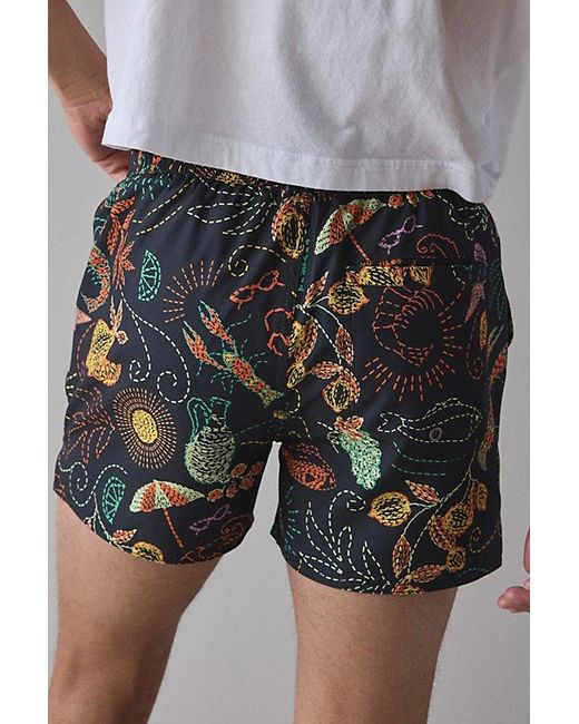 Native Youth Gray Solstitchery Short for men