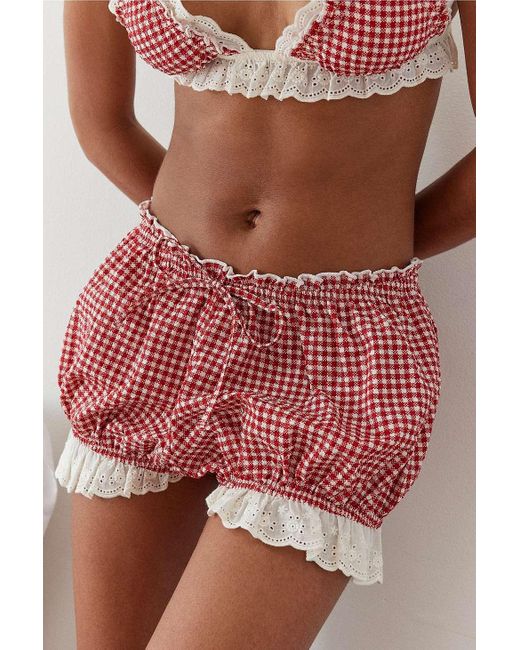 Out From Under Multicolor Picnic Bloomers S At Urban Outfitters