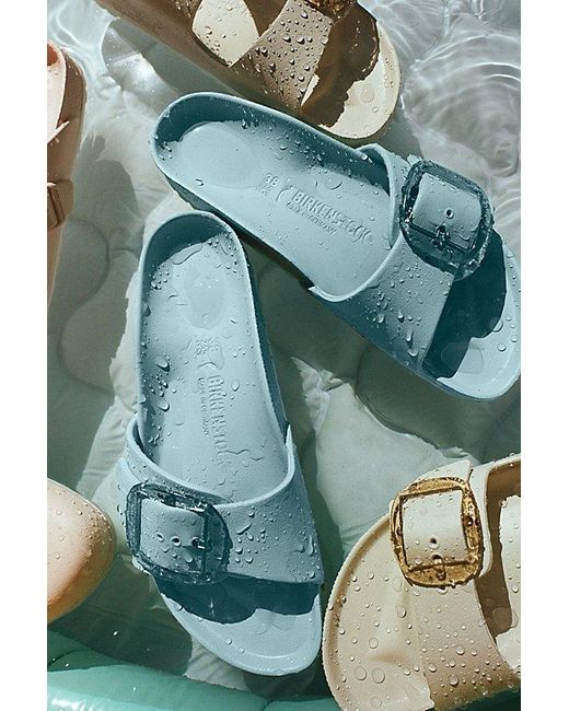 Birkenstock Women's Gray Madrid Big Buckle Eva Sandal