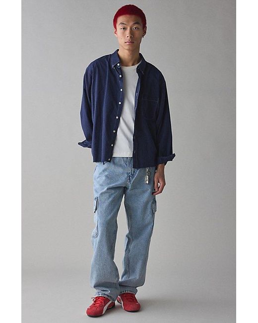 Levi's Blue 568 Stay Loose Straight Leg Cargo Jean for men