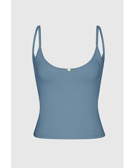 RAT BOI Multicolor Scoop Back Lace Trim Cami