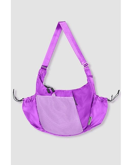 BABOON TO THE MOON Purple Crescent Crossbody Big