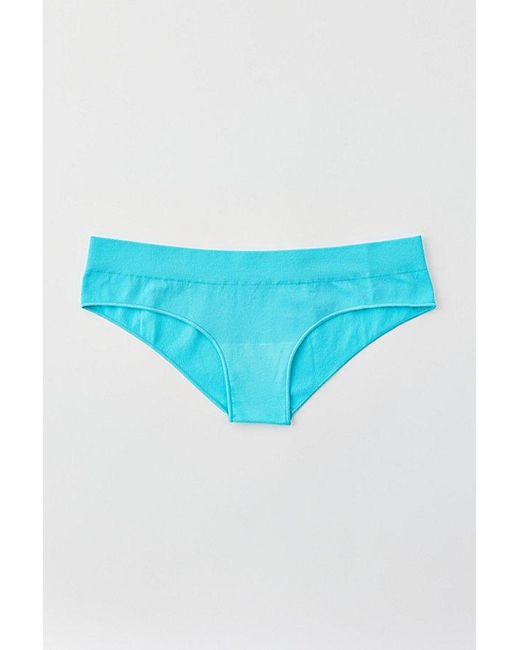 Out From Under Blue Seamless Cheeky Undie