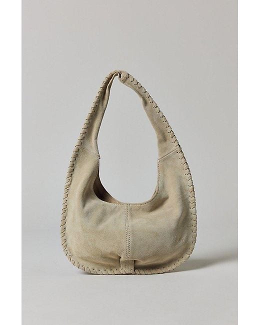 Silence + Noise Multicolor Ivy Studded Suede Hobo Bag