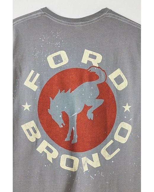 Urban Outfitters Green Ford Bronco Paint Splatter Graphic Tee for men