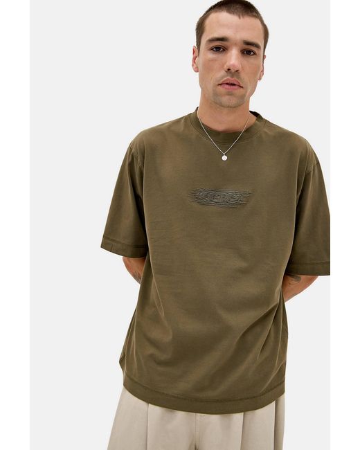 Oakley Green Deep Olive Echo Tee S At Urban Outfitters for men
