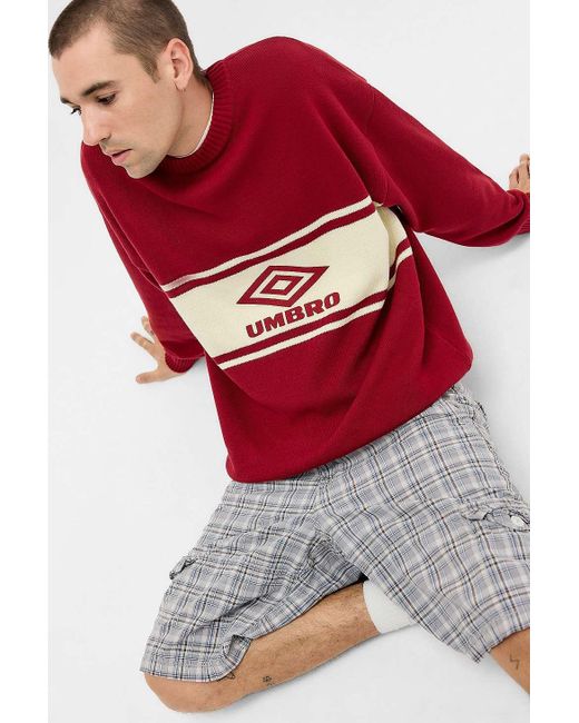 Umbro Uo Exclusive Red Logo Knit Jumper for men