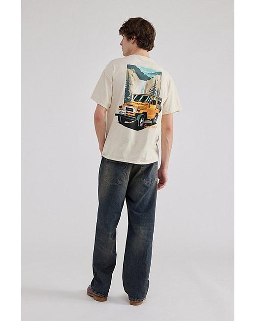 Urban Outfitters Natural Toyota Land Cruiser Vintage Graphic Tee for men