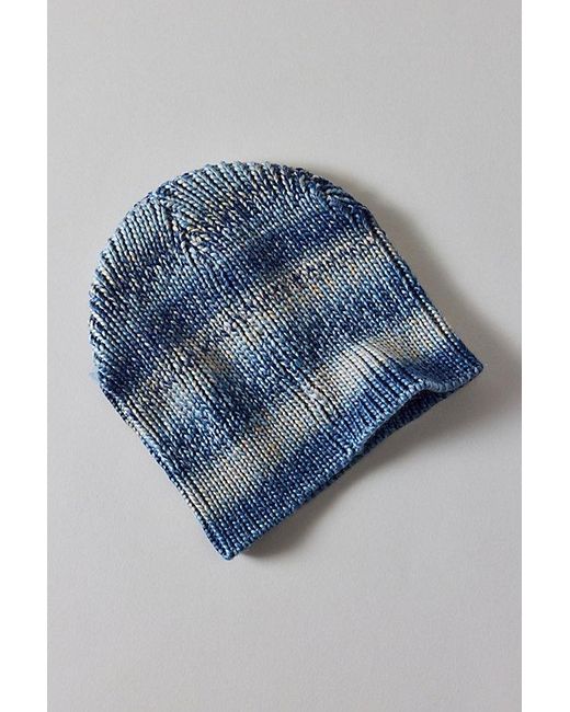 Urban Outfitters Blue Ombre Knit Beanie for men