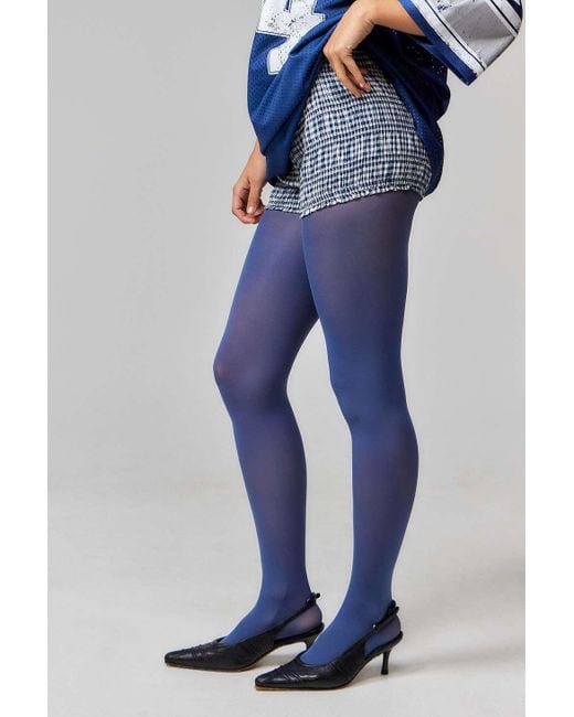 Out From Under Blue Statement Tights