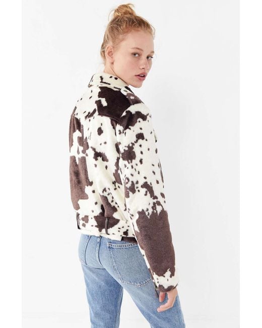cow print hoodie urban outfitters