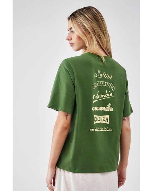 Columbia Green Alpine Way Ii T-shirt Top