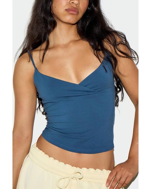 Out From Under Blue Bec Surplice Cami