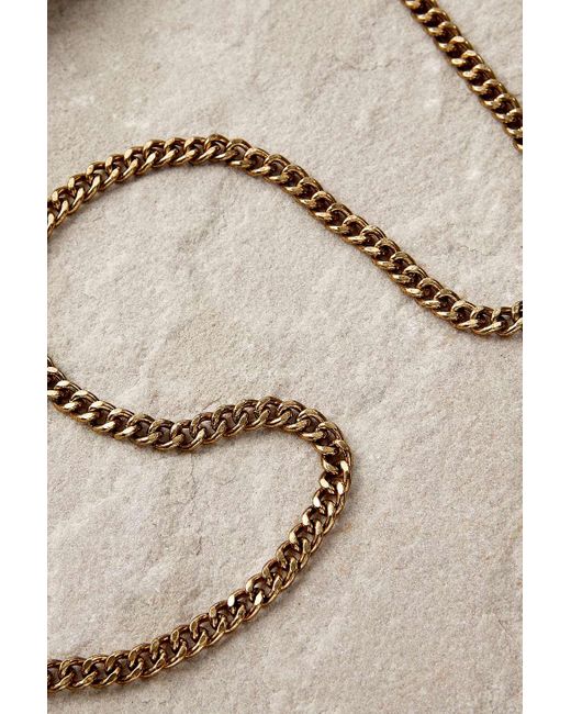 Silence + Noise Green Silence + Noise Tarnished Tight Link Chain Necklace for men