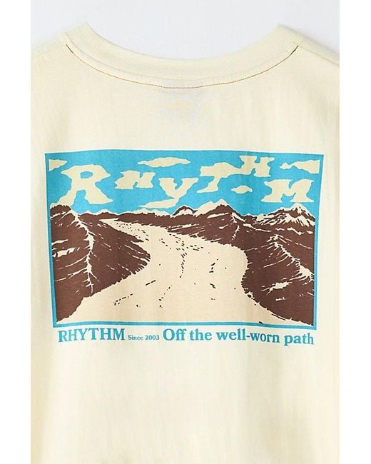 Rhythm Blue Scramble Graphic Tee for men