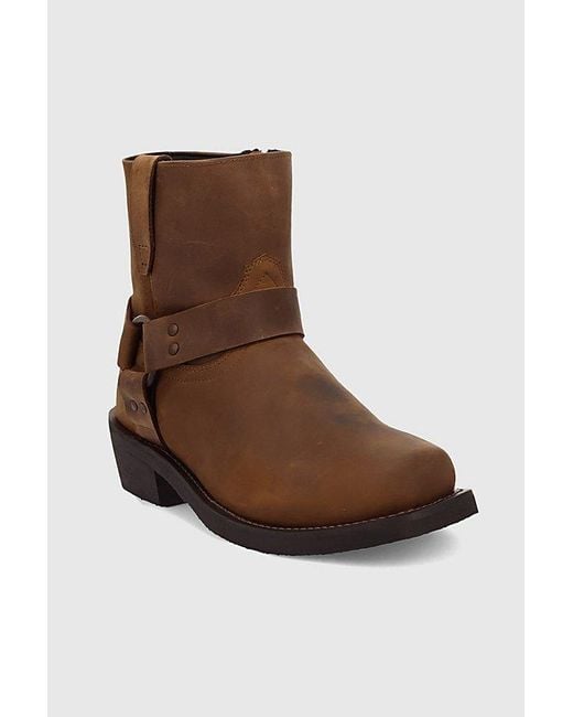 Dingo Brown Rev Up Leather Harness Boot for men