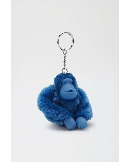 Kipling Blue Sven Monkey Keychain