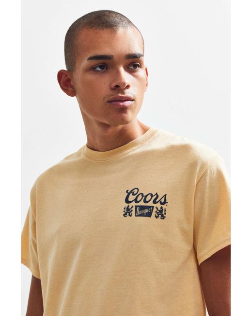 Urban Outfitters Coors Golden Colorado Tee in Yellow for Men | Lyst