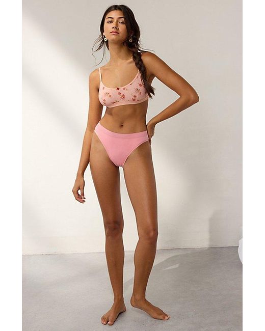 Out From Under Brown Markie Seamless Knit Bikini Undie