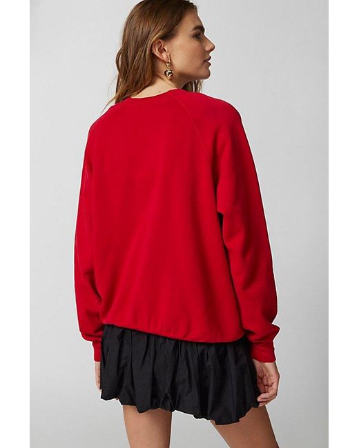 Urban Renewal Red Vintage Holiday Sweatshirt