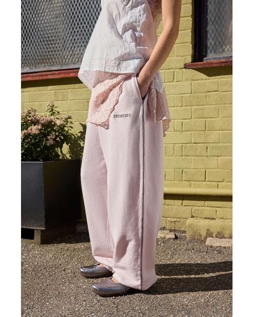 iets frans Pink Harri Baggy Joggers