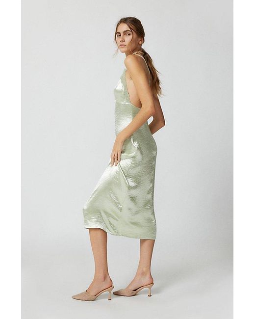 Urban Outfitters Multicolor Uo Chloe Satin Slip Dress