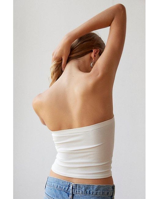 Out From Under White Seamless Longline Tube Top