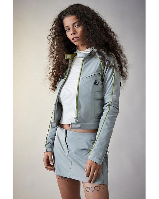 iets frans Gray Iets Frans. Cropped Tech Jacket