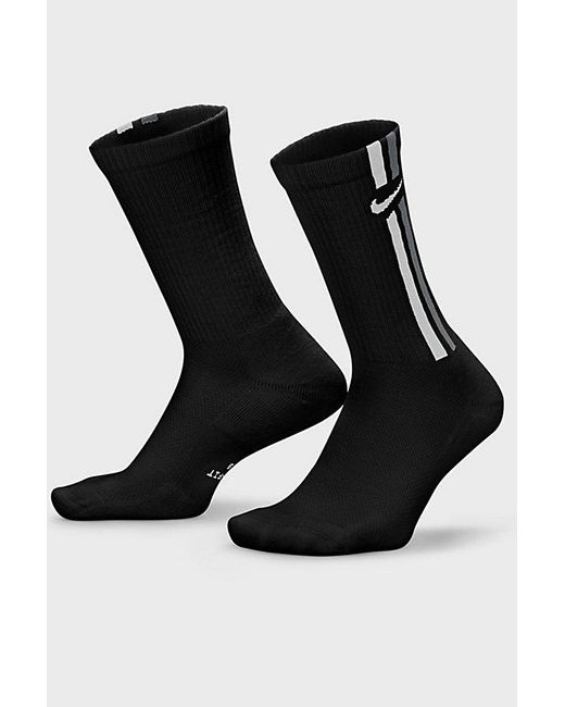 Nike Black Elevated Stripe Crew Socks 3-Pack for men