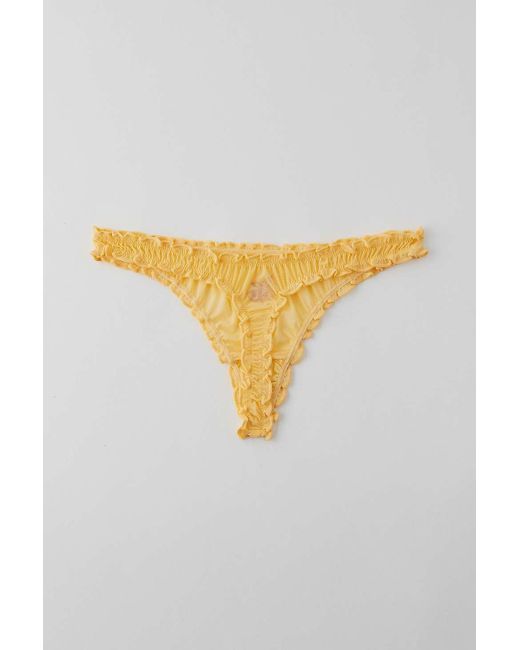 Out From Under Metallic Sweet Nothings Embroidered Thong