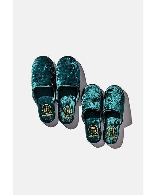 Puebco Blue Velvet Slipper