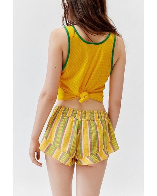 Out From Under Yellow Lilly Beach Micro Short