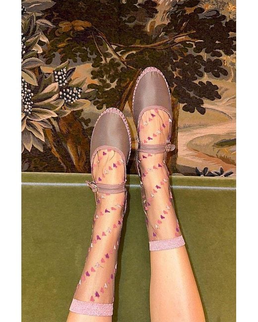 Flabelus Multicolor Silk Mary Jane Flat