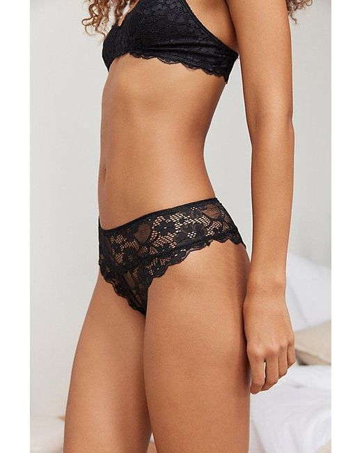 Out From Under Black Lace Hotpant