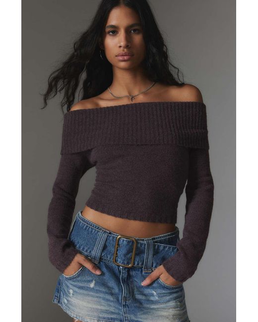 Silence and noise shop cropped sweater
