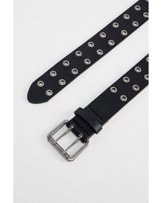 Urban Outfitters Uo Black Double Eyelet Belt for men