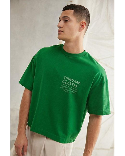 Standard Cloth Green Foundation Tee for men