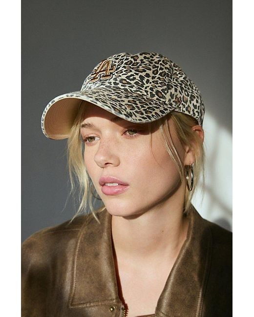 47 Mlb Los Angeles Dodgers Lisa Animal Print Clean Up Baseball Hat