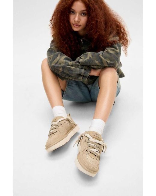Ugg Green Mustard Lowmel Lo Trainers