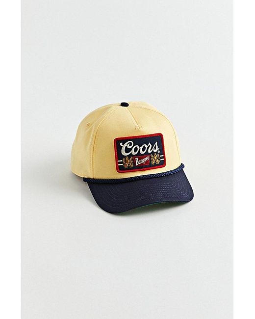 American Needle Red Coors Banquet Old Style Trucker Hat for men