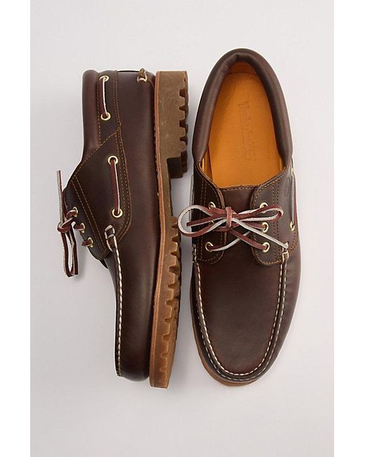 Timberland Brown Authentic Boat Shoe for men
