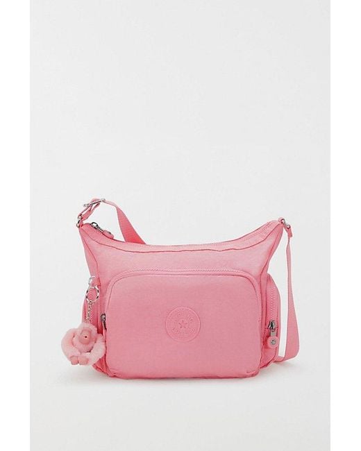 Kipling Pink Gabb Small Nylon Crossbody Bag