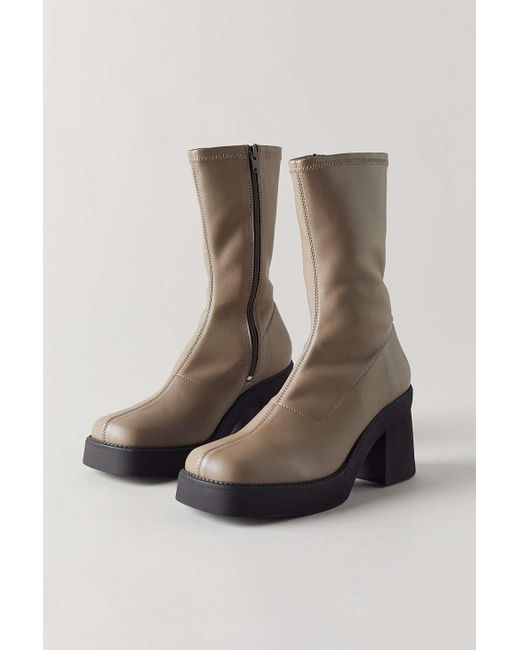 E8 By Miista Noely Stretch Boot in Brown | Lyst